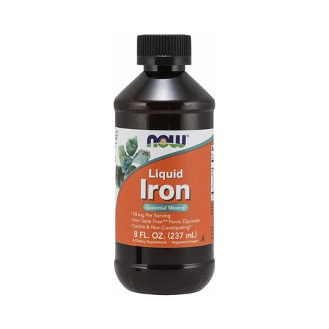 Now Liquid Iron | Health Supplements Online | My Supplements ...
