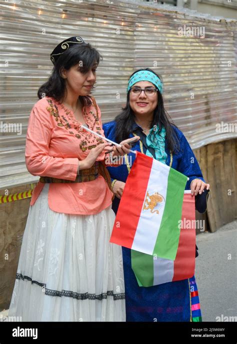 Iranian-Americans wearing traditional Iranian clothing to march down ...