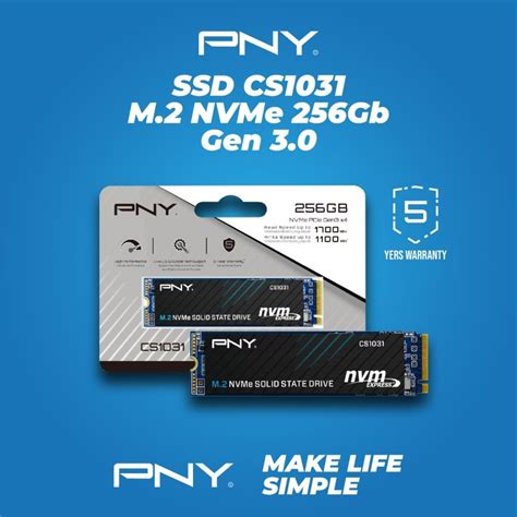 Ssd Nvme Pny Gb Cs Pcie Gen X M Lazada Indonesia