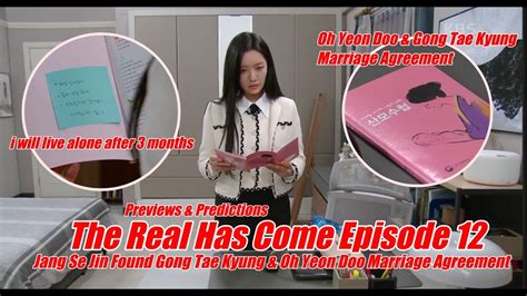 The Real Has Come Episode Eng Sub Jang Se Jin Found Gong Tae Kyung