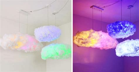 You Can Get A Floating Cloud Lamp That Looks Like A Thunderstorm In Your Room