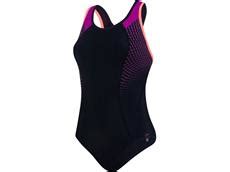 Speedo Fit Powermesh Pro Badeanzug Powerflex Black Purple