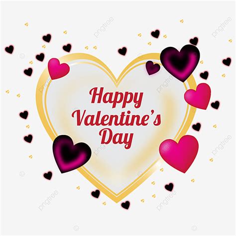 Happy Valentine Day Vector Design Images Happy Valentine S Day Png