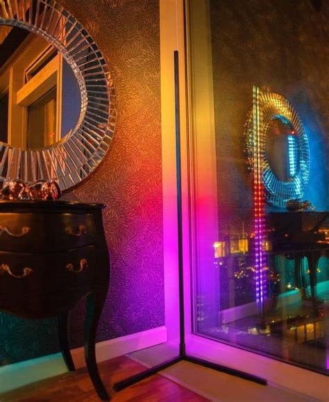 Угловая Led лампа торшер c RGB, светодиодный светильник напольный 150 ...