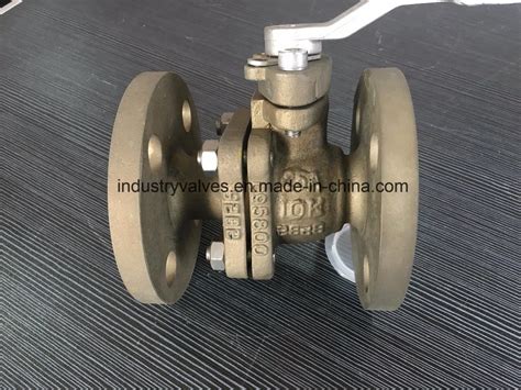 Jis 10k C98500 Bronze Floating Flanged Ball Valve C98500 Ball Valve And C98500 Flanged Ball Valve