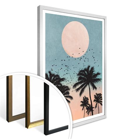 Poster Kubistika Sunset Wall Art