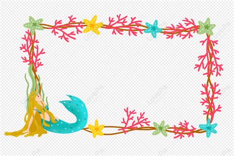 Little Mermaid Clipart Borders