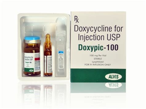 Doxypic 100 Doxycycline 100 Mg Injection At Rs 585 Vial In Hisar ID