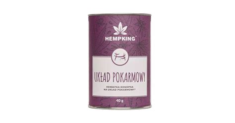 Hempking Herbatka Konopna Na Uk Ad Pokarmowy G Sk Ad Cena