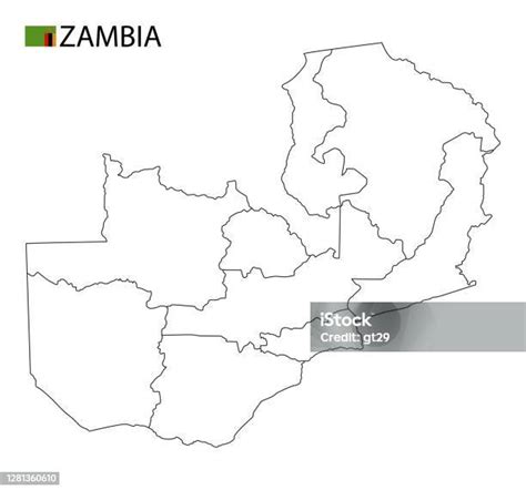 ザンビア地図黒と白の国の詳細なアウトライン地域 なわばり意識のベクターアート素材や画像を多数ご用意 なわばり意識 アイコン