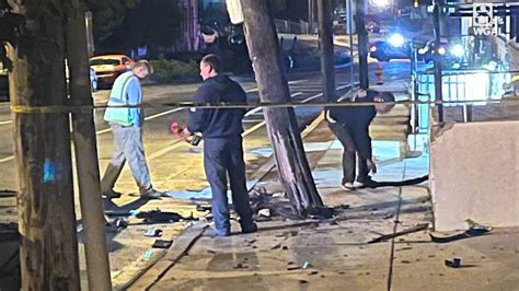 Car Crashes Into Utility Pole In Lancaster Pennsylvania