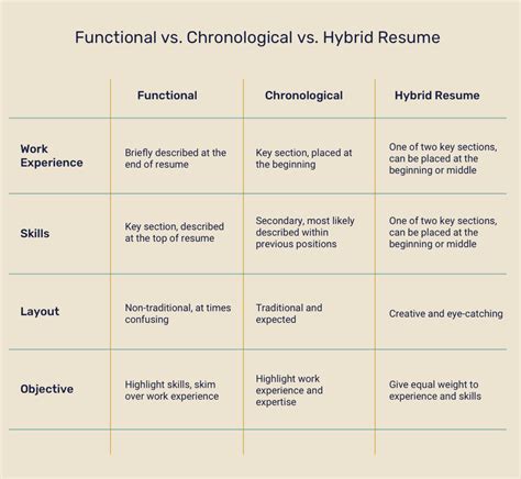 How To Create A Combination Resume 6 Unique Hybrid Resume Examples