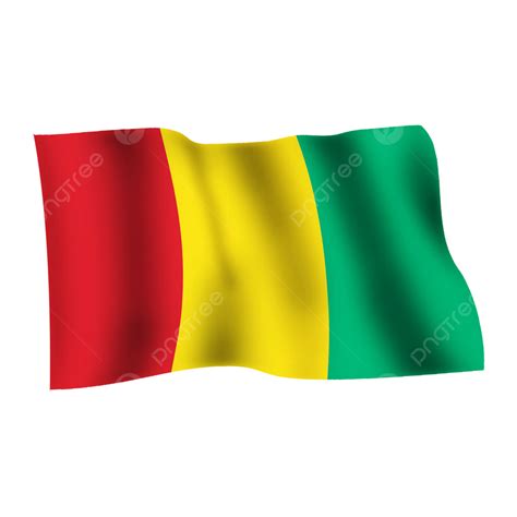 Guinea Bissau Waving A Flag On Transparent Background Guinea Bissau