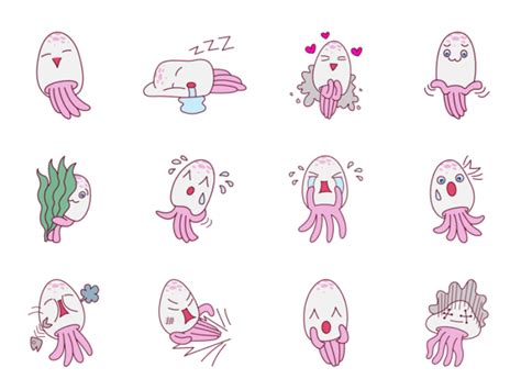 Cute Squid Emoji by Emoji Expert on Dribbble