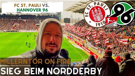 MILLERNTOR WAHNSINN SIEG IM DERBY FC ST PAULI VS HANNOVER 96