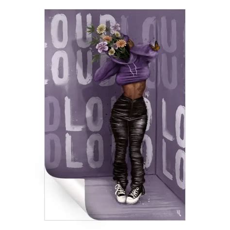 Woman In Cannabis Bikini BIG Wall Décor