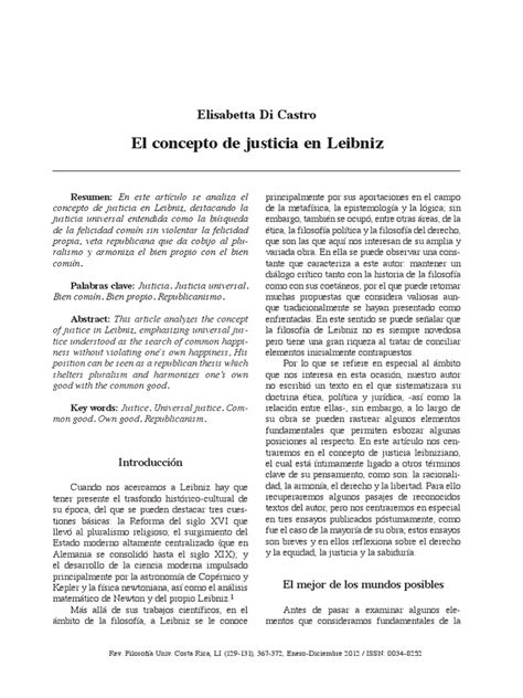 05 El Concepto De Justicia En Leibniz Elisabetta Di Castro Pdf