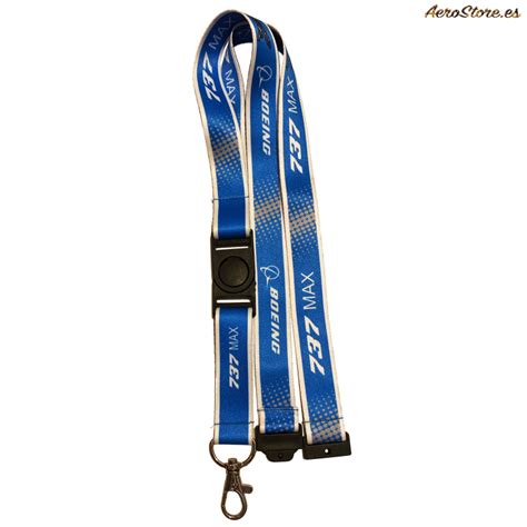 Lanyard Boeing 737max Modelo 2 Asly10 Aerostore Spain Aerostore Spain