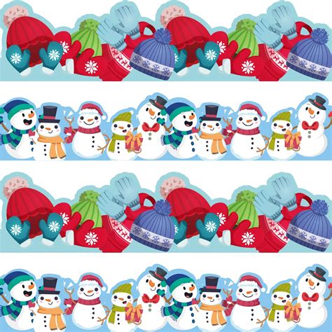 Printable Christmas Bulletin Board Borders Printable JD