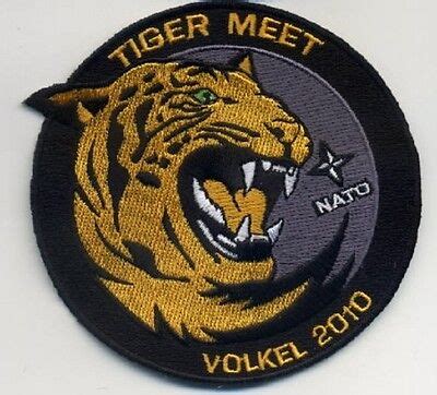 NTM NATO TIGER MEET SSI vêlkrö INSIGNIA PATCH NTM 2010 Volkel