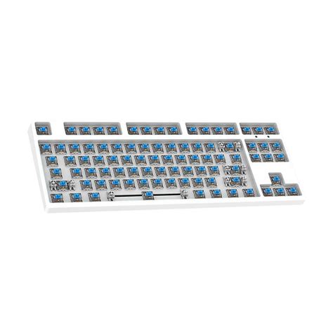 Hot Swappable Diy Mechanical Hot Swap Keyboard Kit With Blue Switch