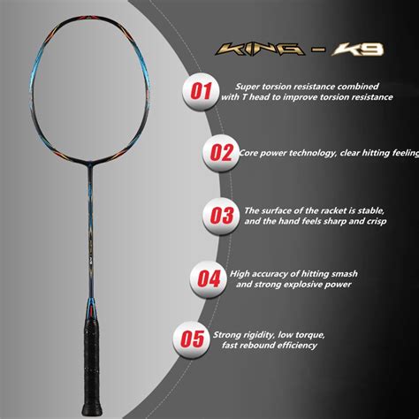 Kawasaki Professional Badminton Racket King K U Lbs Full Carbon