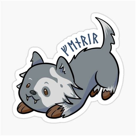 Fenrir Chibi God Of War Ragnarok Sticker For Sale By