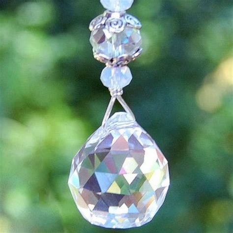 Large Rainbow Prism Crystal Suncatcher Window Decoration Etsy