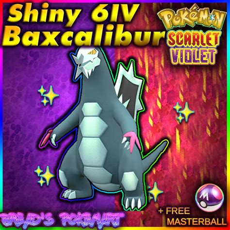 BAXCALIBUR SHINY 6IV Pokemon // Pokemon Scarlet and Violet // - Etsy