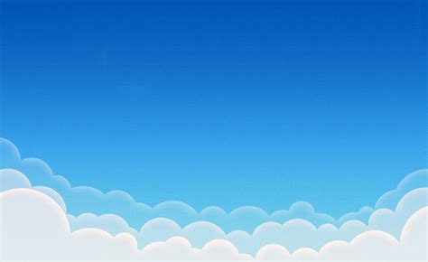 Clouds illustration Powerpoint Templates