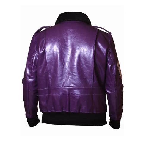 Batman Joker Goon Purple Bomber Jacket Jacketstown