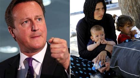 David Cameron Says The Uk Will Accept More Syrian Refugees Mirror Online