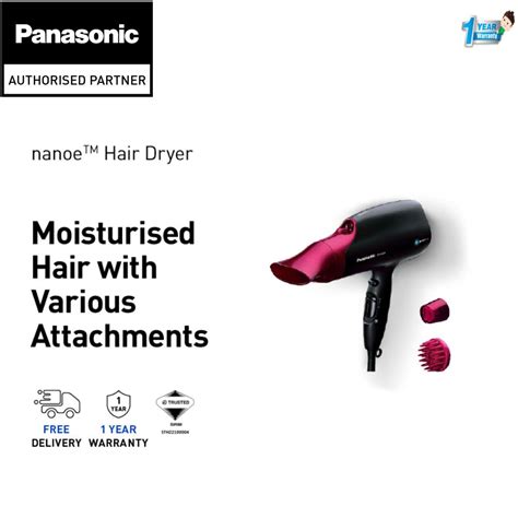 PANASONIC EH NA65 NANOE HAIR DRYER MOISTURE EH NA65 K655 Shopee Malaysia