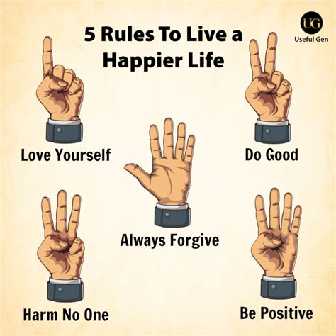 5 Rules To Live A Happier Life