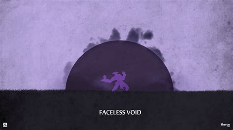 Wallpaper Black Video Games Purple Text Dota Faceless Void