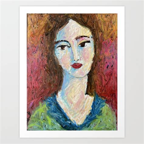 Impressionist Woman Art Print by M.W. O'Connell | Society6