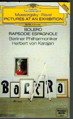 Ravel Moussorgsky Karajan Bolero Herbert Karajan Maurice Ravel