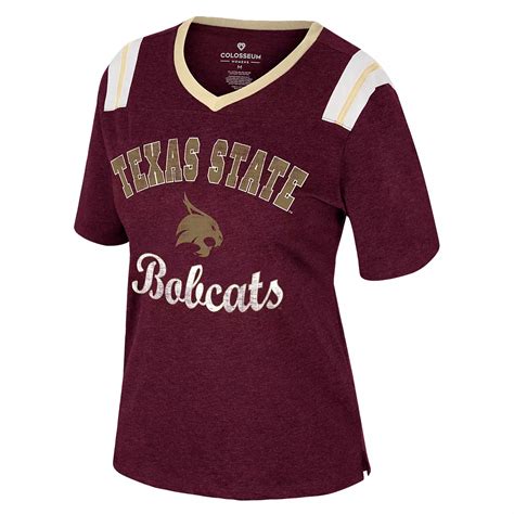 Colosseum Athletics Womens Texas State University Garden State T Shirt