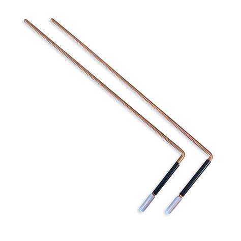 Copper Dowsing Diving Rods With Handles And Instructions For Use In