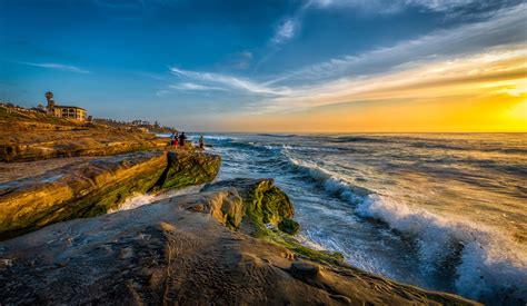 La Jolla Sunset on the Rocks » Pixamundo