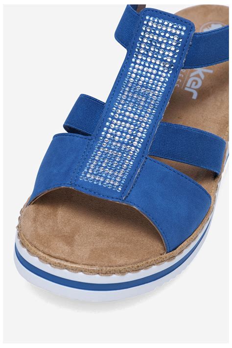 Sandały Rieker V0209-14 Niebieski - CCC.eu