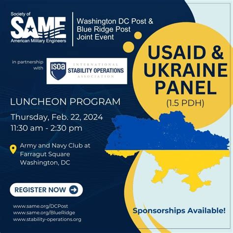 SAME DC BRP Feb 22 SOLD OUT USAID Ukraine Panel Luncheon