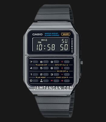 Casio General CA 500WEGG 1BDF Vintage Calculator Digital Dial Black