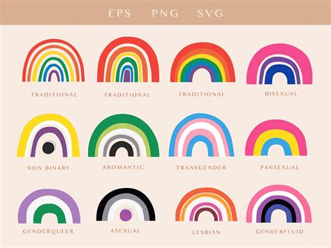 Lgbtq Pride Rainbow Flag Svg Clip Art Love Is Love Wins Svg Lesbian Gay Transgender Etsy