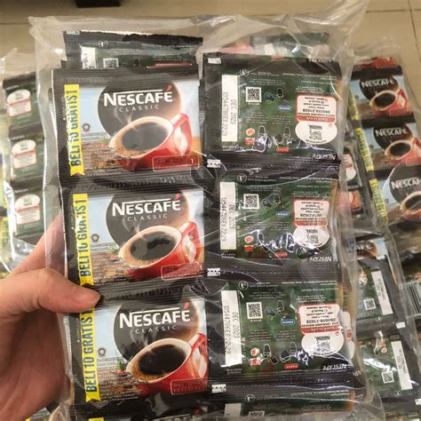 Nescafe Classic Sachet Pcs Pcs Gr Gram Gram Gr Kopi Instan