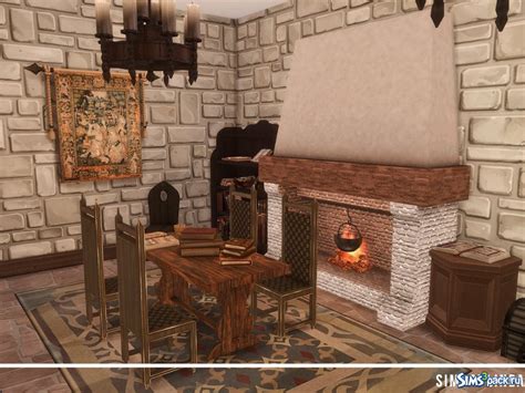 Скачать библиотека Ye Medieval от SIMSBYLINEA для Симс 4