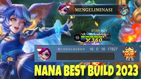 Nana Pakai Build Ini Terlalu Gokil Auto Pesta Kill Nana Best Build