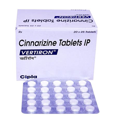 Cinnarizine 25 Mg Tablets For Personal Packaging Type Blister Rs 96