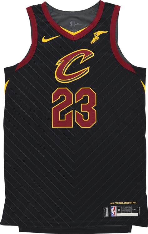 2017-18 LeBron James Cleveland Cavaliers "Statement" Game Issued Jersey