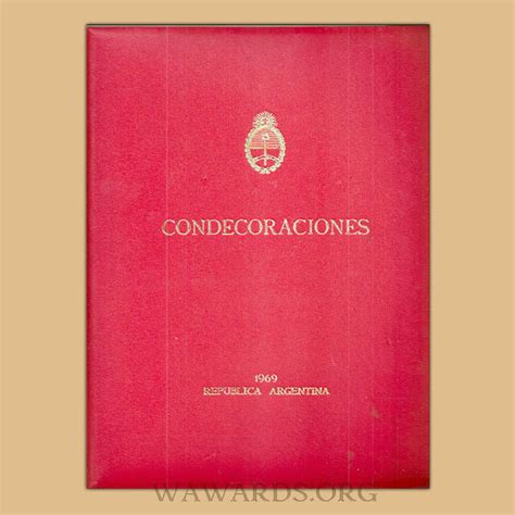 Books About The Medals Of Argentina